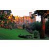 Devizes Castle in evening sun - west side 2009