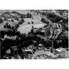 Aerial photo of Devizes castle in early 1960s. The railway station and kennet and Avon Canal can be seen