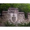 Castle wall on Snails' Lane side - west