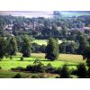 Devizes from Roundway Down - across New Park, the cemetery to St. John's Church