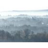 Misty Devizes - but sunny up on Roundway Down - Novemeber 2010